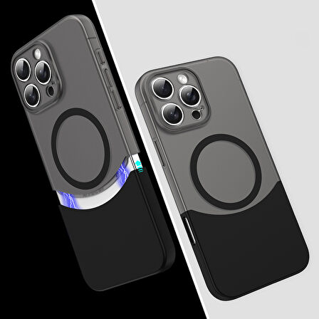 İphone 16 Pro Ultra İnce Yapılı Çift Parçalı Siqurt Magsafe Sert Kapak