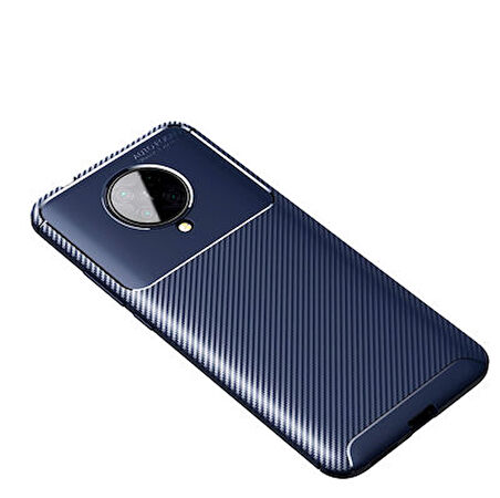 Poco F2 Pro Kılıf Karekarbon Desenli Şık ve Dayanıklı Torvex Premium Silikon Kapak