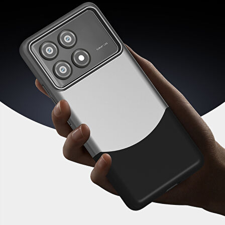 Poco X6 Pro Ultra İnce Yapılı Çift Parçalı Siqurt Sert Kapak