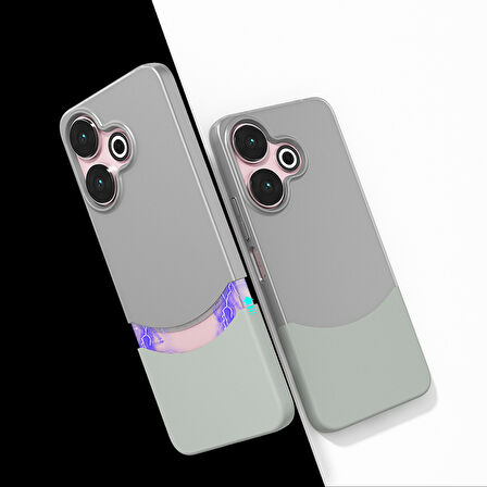 Redmi 13 4G Ultra İnce Yapılı Çift Parçalı Siqurt Sert Kapak