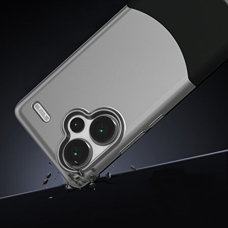 Redmi Note 13 Pro Plus 5G Ultra İnce Yapılı Çift Parçalı Siqurt Sert Kapak