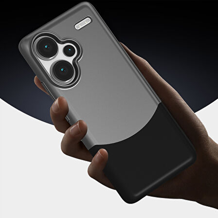 Redmi Note 13 Pro Plus 5G Ultra İnce Yapılı Çift Parçalı Siqurt Sert Kapak