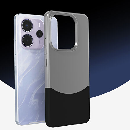 Redmi Note 14 4G Ultra İnce Yapılı Çift Parçalı Siqurt Sert Kapak