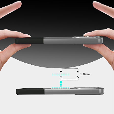 Redmi Note 14 5G Ultra İnce Yapılı Çift Parçalı Siqurt Sert Kapak