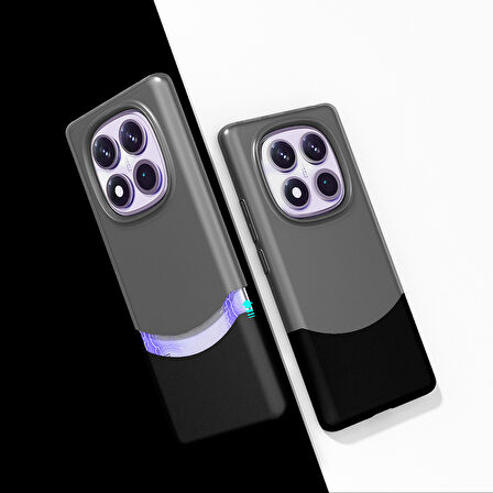 Redmi Note 14 Pro 5G Ultra İnce Yapılı Çift Parçalı Siqurt Sert Kapak