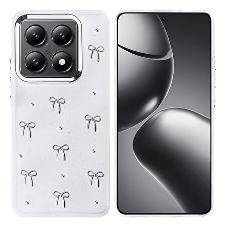 Xiaomi 14T Pro Uyumlu Şık Mini Figürlü Ucay Premium Sert Silikon Kapak