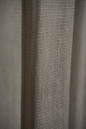 Keten İçeren Tül Perde Doğal Natural Ütü istemez  Salon Oturma Odası Yatak Odası Antre