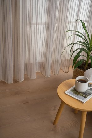 İTALYAN KETEN TÜL DÖKÜMLÜ NATURAL  Ütü İstemez Tül Perde Salon Oturma Odası Yatak Odası Antre