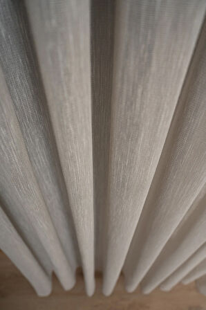 Keten İçeren Tül Perde Doğal Natural Ütü istemez  Salon Oturma Odası Yatak Odası Antre