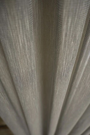 Keten İçeren Tül Perde Doğal Natural Ütü istemez  Salon Oturma Odası Yatak Odası Antre