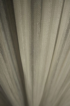 İTALYAN KETEN TÜL DÖKÜMLÜ NATURAL  Ütü İstemez Tül Perde Salon Oturma Odası Yatak Odası Antre