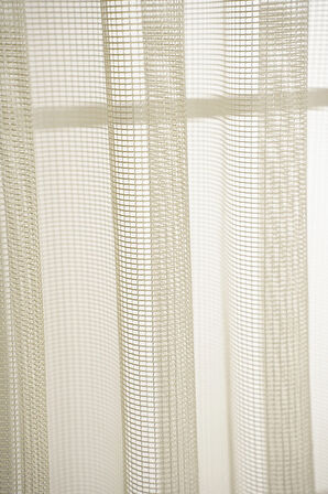 Dökümlü Dayanıklı Dekoratif Gramajlı Tül Perde  Pile Mutfak Salon Yatak Odası Çocuk Odası Antre