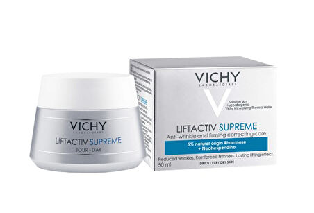 Vichy Liftactiv Supreme Kuru Ciltler için Yaşlanma Karşıtı Gündüz Bakım Kremi 50 ml