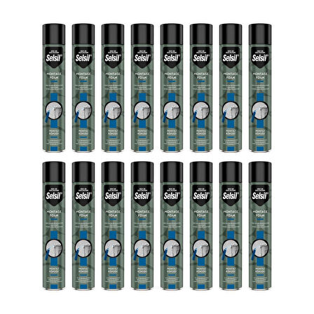 Selsil Poliüretan Montaj Köpüğü 600 gr. - 16'lı Paket