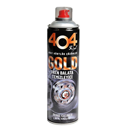 404 Gold Fren Balata Temizleyici Sprey 500 ml. - 30'lu Paket