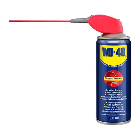 WD-40 Çok Amaçlı Yağlayıcı ve Pas Sökücü Sprey 350 ml. - 24'lü Paket (Smart Straw / Akıllı Pipetli)