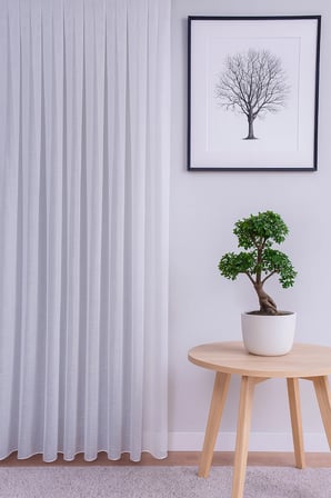 Işıltı Keten Şık Tasarımlı Dekoratif Tül Perde Salon Oturma Odası Yatak Odası Antre