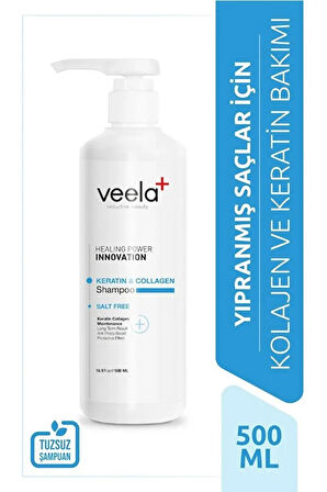  Yıpranmış Saçlar Için Kolajen Ve Keratin Bakım Şampuanı 