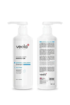  Yıpranmış Saçlar Için Kolajen Ve Keratin Bakım Şampuanı 