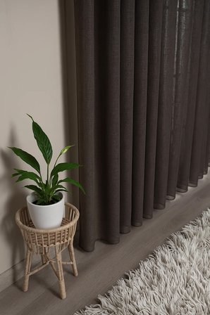 Estetik Modern Flamlı Dokulu Pileli Tül Perde Salon Oturma Odası Yatak Odası Çocuk Odası