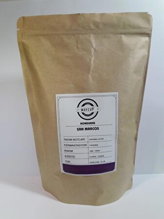 Waycup Coffee Honduras San Marcos Çekirdek Kahve 500gr