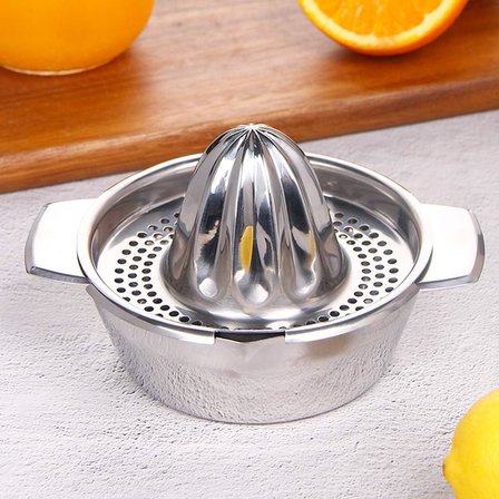 ® Paslanmaz Çelik Limon Sıkacağı Manuel Narenciye Sıkacağı Portakal Narenciye Presi Süzgeçli Meyve Sıkacağı Çelik El Tipi Limonluk