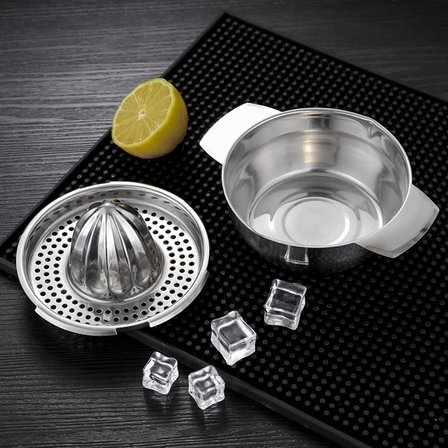 ® Paslanmaz Çelik Limon Sıkacağı Manuel Narenciye Sıkacağı Portakal Narenciye Presi Süzgeçli Meyve Sıkacağı Çelik El Tipi Limonluk