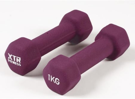 Vinyl Neoprene Dambıl 1 Kg x 2 Adet Mor