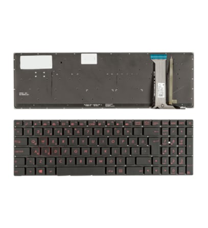 Asus N551JW-CN187H Klavye Siyah Işıklı