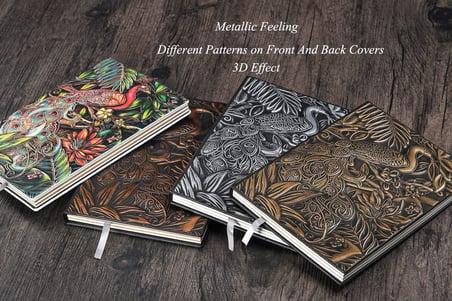 Sert sırtlı defter, A5 astarlı, vintage deri günlük, kadın ve erkekler için, kabartmalı, el yapımı, kahverengi ve fildişi sayfalar, not defteri, yazma günlüğü, Noel, doğum günü hediyesi, öğretmenler, öğrenciler ve yazar için, kuş