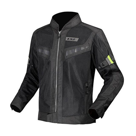 Ls2 Blade Aır Yazlık Mont Siyah - Neon Sarı 5X-LARGE