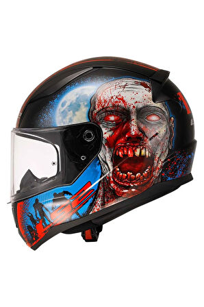 Rapid 2 Zombie Kapalı Motosiklet Kaskı