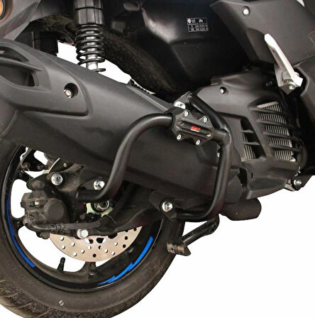Gp Kompozit Egzoz Koruma Demiri Siyah Yamaha Nmax 125 / 155 2021-2024