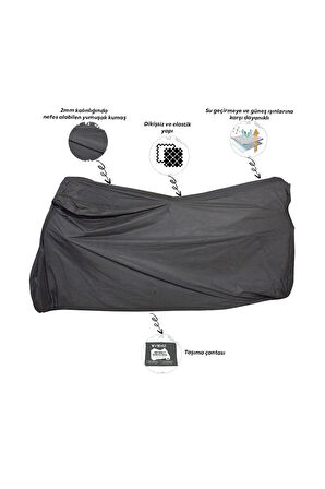 Plus Miflonlu Branda Siyah X-large 270cm X 95cm X 130cm
