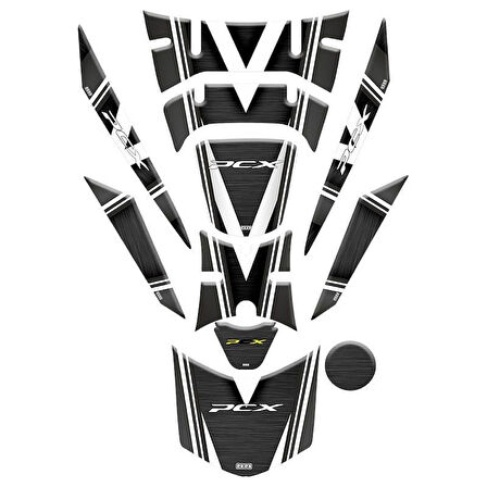 Gogo Tank Pad Set 005 Honda Pcx 2018 - 2020