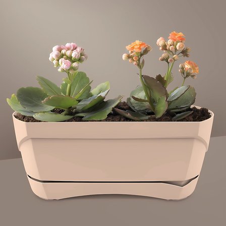 Modern Balkon Saksı (Kahve, 5 Litre)