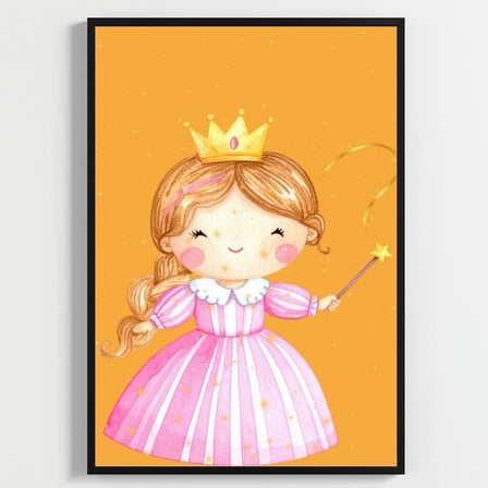 Besay Prensesin Sihri Çocuk Odası Posteri–Dekoratif 3lü Set A2 Çerçevesiz