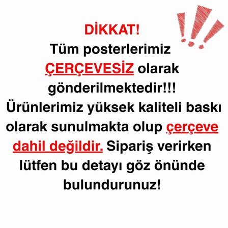 Besay Kozmik Dostluk | Modern Çocuk Odası Duvar Dekorasyonu | Ufo Ve Gezegen İllüstrasyonlu Komik Tablo Seti | 3'Lü Set A2 Çerç
