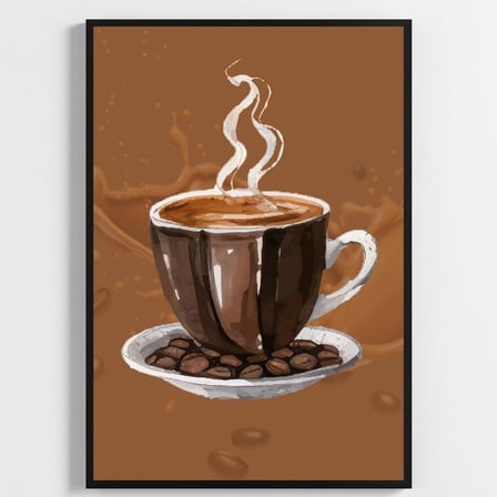 Besay Bi' Kahve | Kahve Köşesi Duvar Dekorasyonu | Esprili Yazılı Mutfak Posteri | 3'Lü Mutfak Poster Seti A4 Çerçevesiz