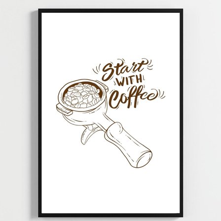 Besay Moka & Espresso | Kahve Köşesi Duvar Dekorasyonu | Esprili Yazılı Kafe Ve Mutfak Posteri | 3'Lü Set A4 Çerçevesiz