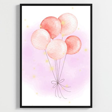 Besay Küçük Prenses | Kız Bebek Odası Duvar Dekorasyonu | Pembe Taç Ve Fiyonk Temalı Çocuk Posteri | 3'Lü Set A4 Çerçevesiz