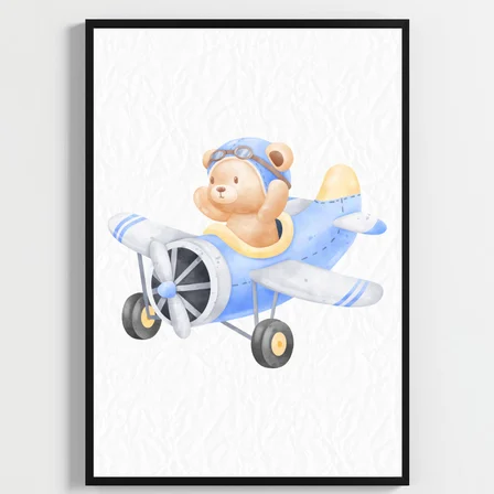 "Besay Hoş Geldin Bebek | ""It'S A Boy"" Temalı Çocuk Odası Dekorasyonu | Yeni Doğan Hediyesi Sulu Boya Poster | 3'Lü Set A4 Çe