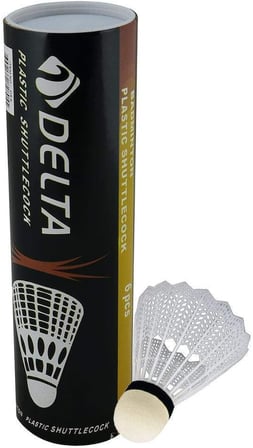 Delta Ds 6 Badminton Topu, Unisex, Beyaz, Tek Beden