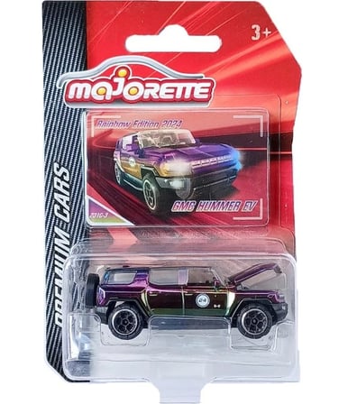 Majorette Premium CHASE Cars Metal Rainbow Serisi 2024 (Özel Renkli) Gmc Hummer Ev