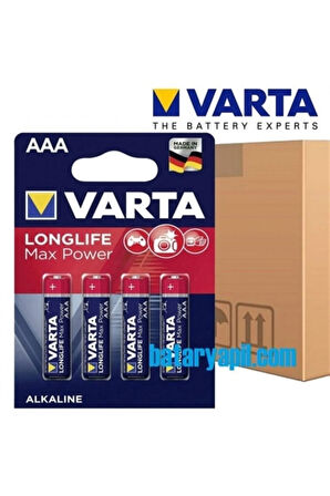 Varta Alkalin Aaa Ince Pil Max Power 4lü