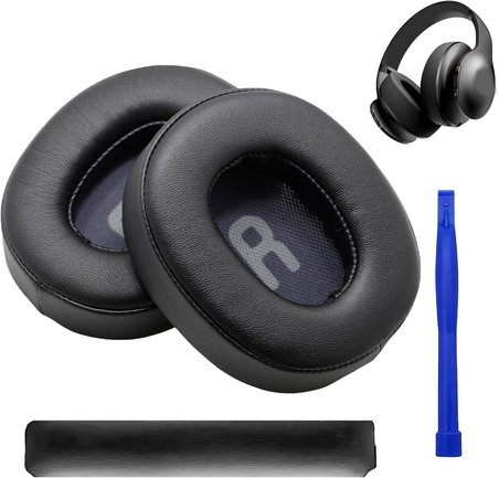 1 çift yedek kulak yastığı ve 1 kafa bandı JBL Tune 700 (700BT)/710(710BT)/720(720BT)/750(750BT,750BTNC)/760(760NC) kulaklık için, hafızalı köpüklü