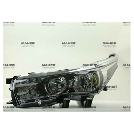 FAR COROLLA 13-15 MOTORLU LEDLİ SİYAH SOL