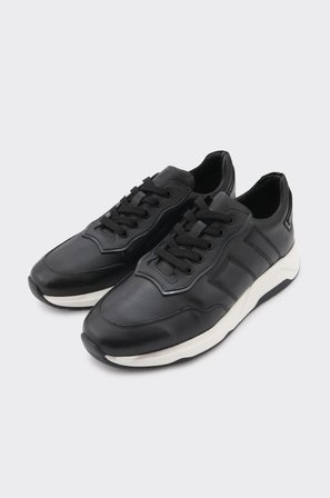 Hakiki Deri Bağcıklı Erkek Sneaker