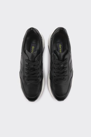 Hakiki Deri Bağcıklı Erkek Sneaker