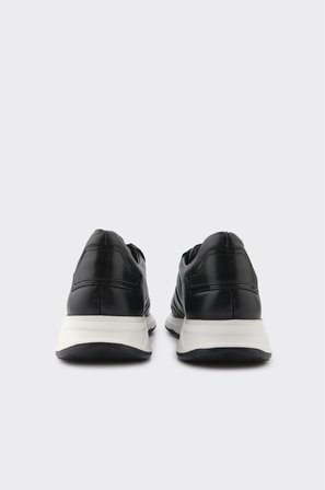 Hakiki Deri Bağcıklı Erkek Sneaker
